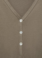 Cotton Nightdress With Button Detail