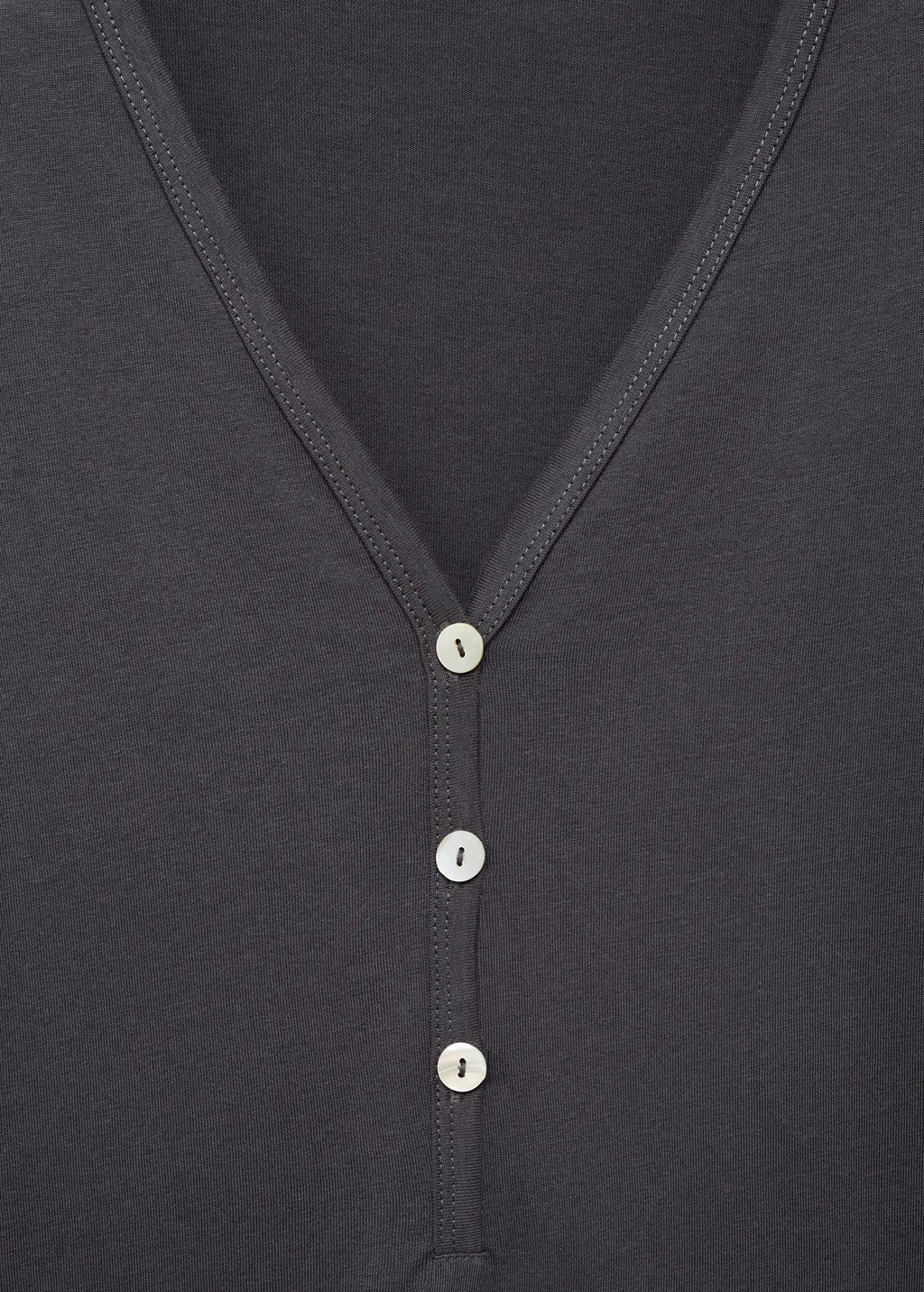 Cotton Nightdress With Button Detail