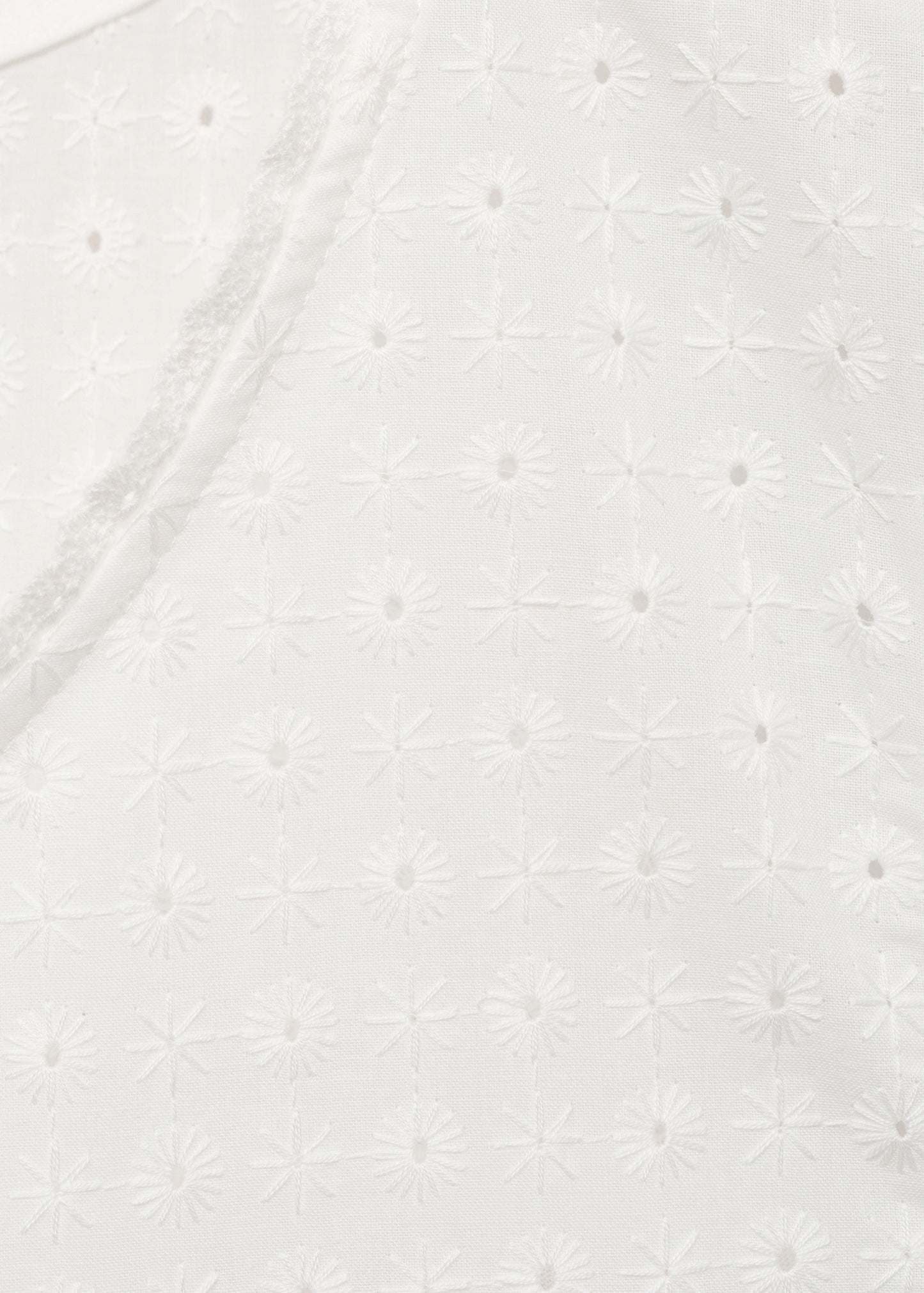 Cotton Nightdress With Embroidered Detail