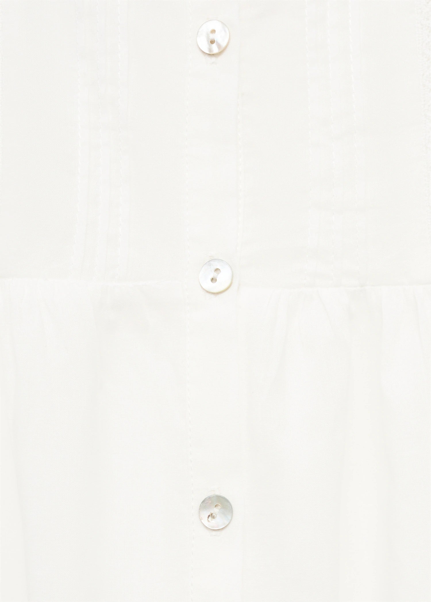 Cotton Nightgown With Lace Detail