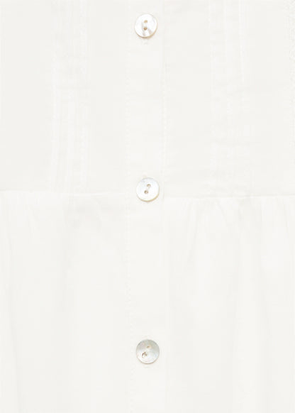 Cotton Nightgown With Lace Detail