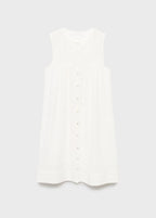 Cotton Nightgown With Lace Detail