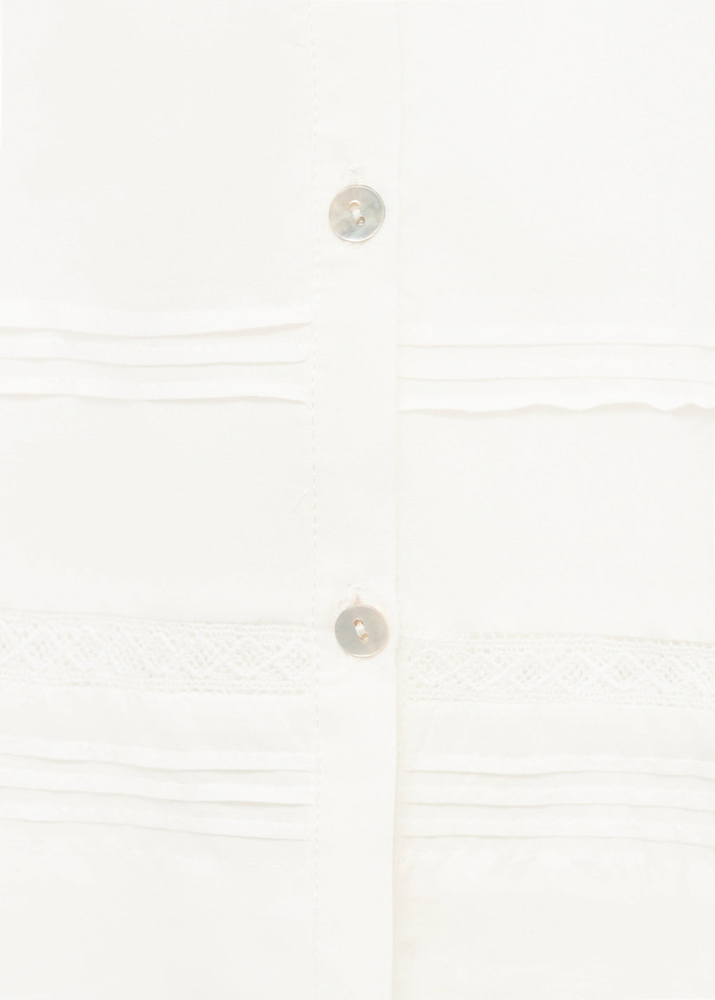 Cotton Nightgown With Lace Detail