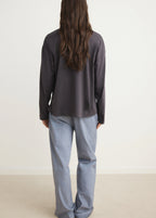 Cotton Pyjama T Shirt With Sleeve Detail