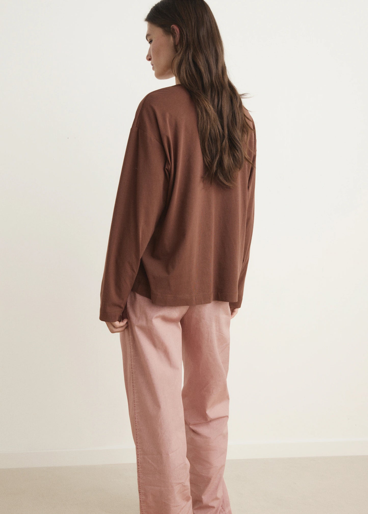 Cotton Pyjama T Shirt With Sleeve Detail