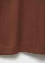 Cotton Pyjama T Shirt With Sleeve Detail