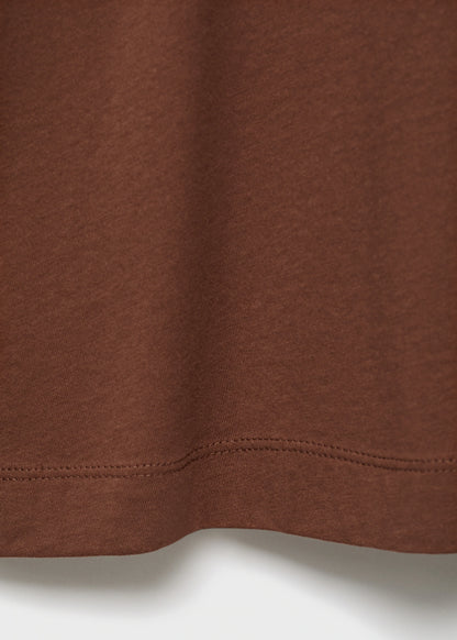 Cotton Pyjama T Shirt With Sleeve Detail