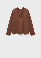 Cotton Pyjama T Shirt With Sleeve Detail