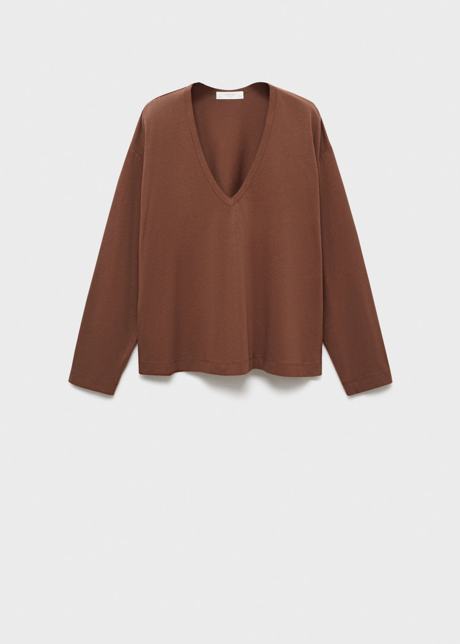 Cotton Pyjama T Shirt With Sleeve Detail