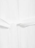 Cotton Robe With Lace