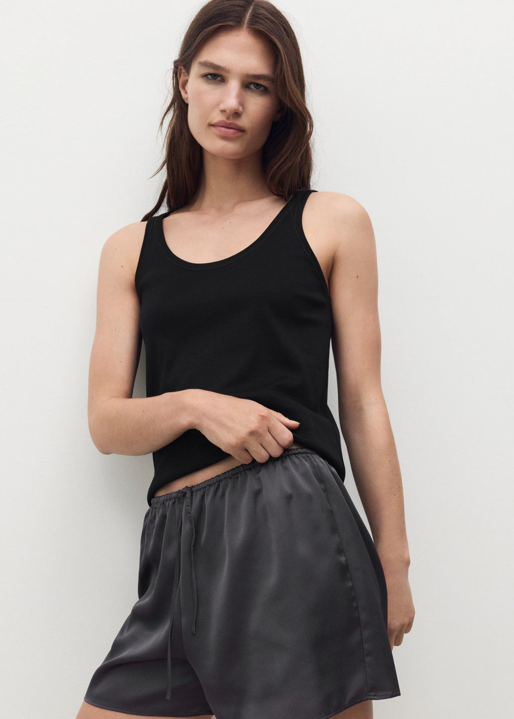 Cotton Round Neck Top