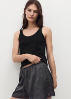 Cotton Round Neck Top