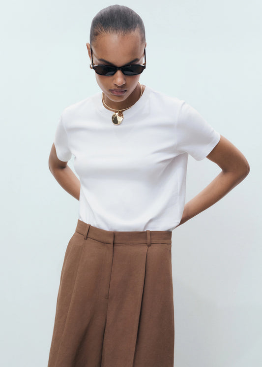 Cotton Short Sleeved T Shirt