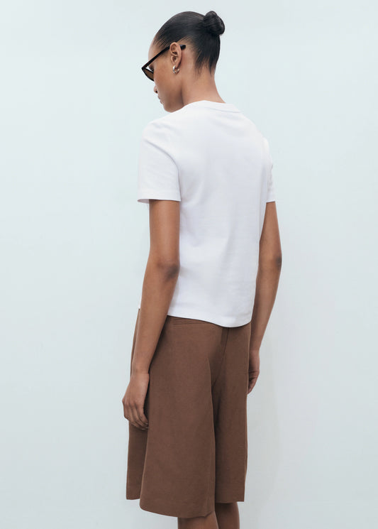 Cotton Short Sleeved T Shirt