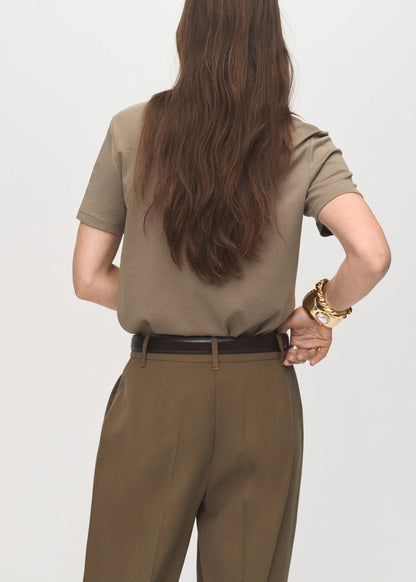 Cotton Short Sleeved T Shirt