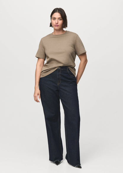 Cotton Short Sleeved T Shirt