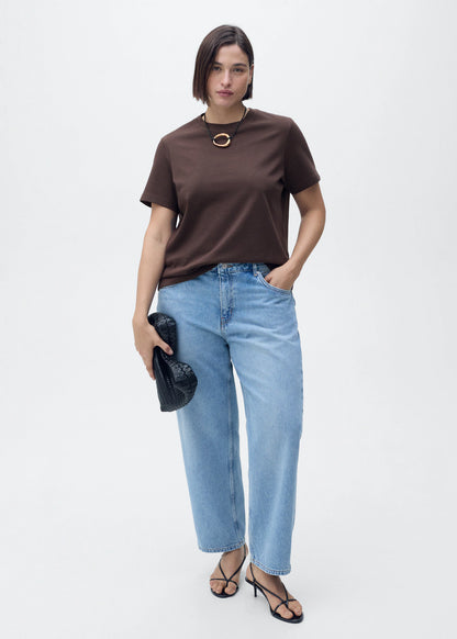 Cotton Short Sleeved T Shirt