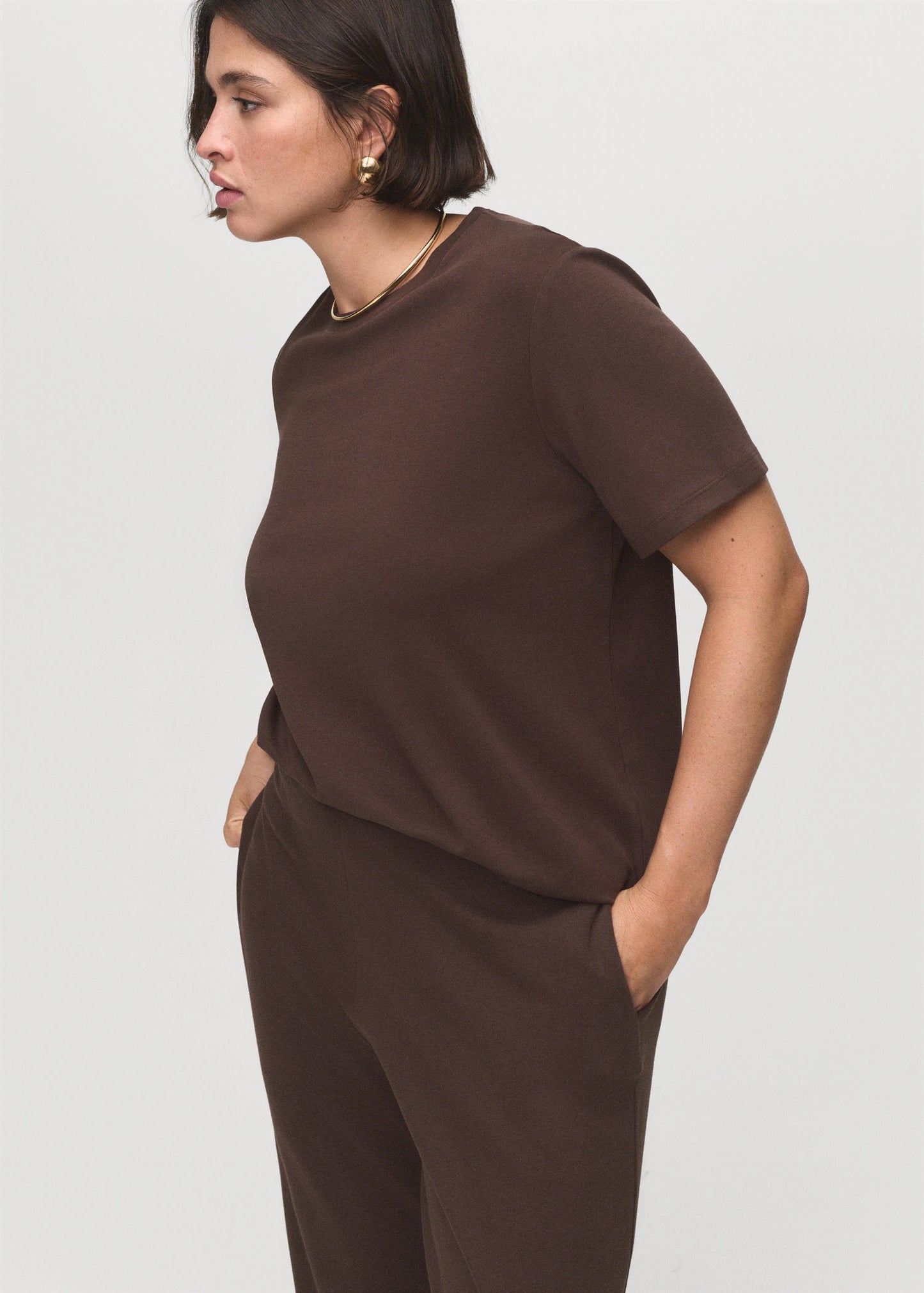 Cotton Short Sleeved T Shirt