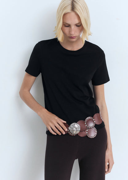 Cotton Short Sleeved T Shirt