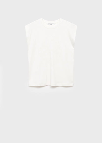 Cotton Sleeveless T Shirt