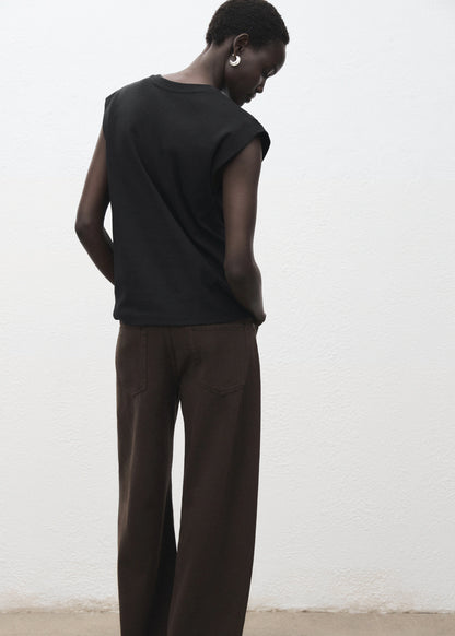 Cotton Sleeveless T Shirt