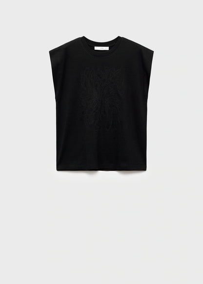 Cotton Sleeveless T Shirt