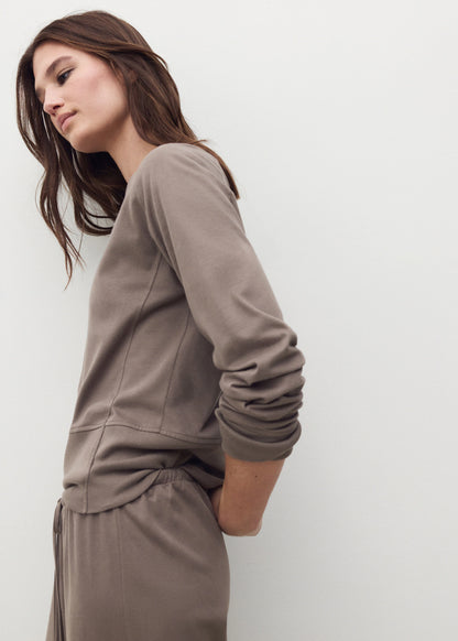 Cotton Sweatshirt With Soft Finish