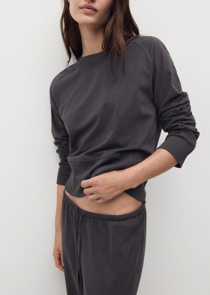 Cotton Sweatshirt With Soft Finish