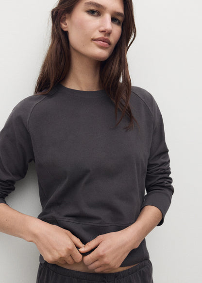 Cotton Sweatshirt With Soft Finish