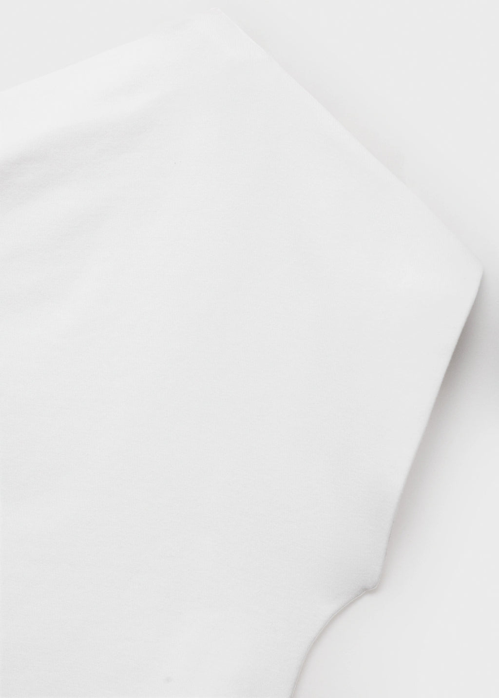 Cotton Top With Asymmetrical Neckline