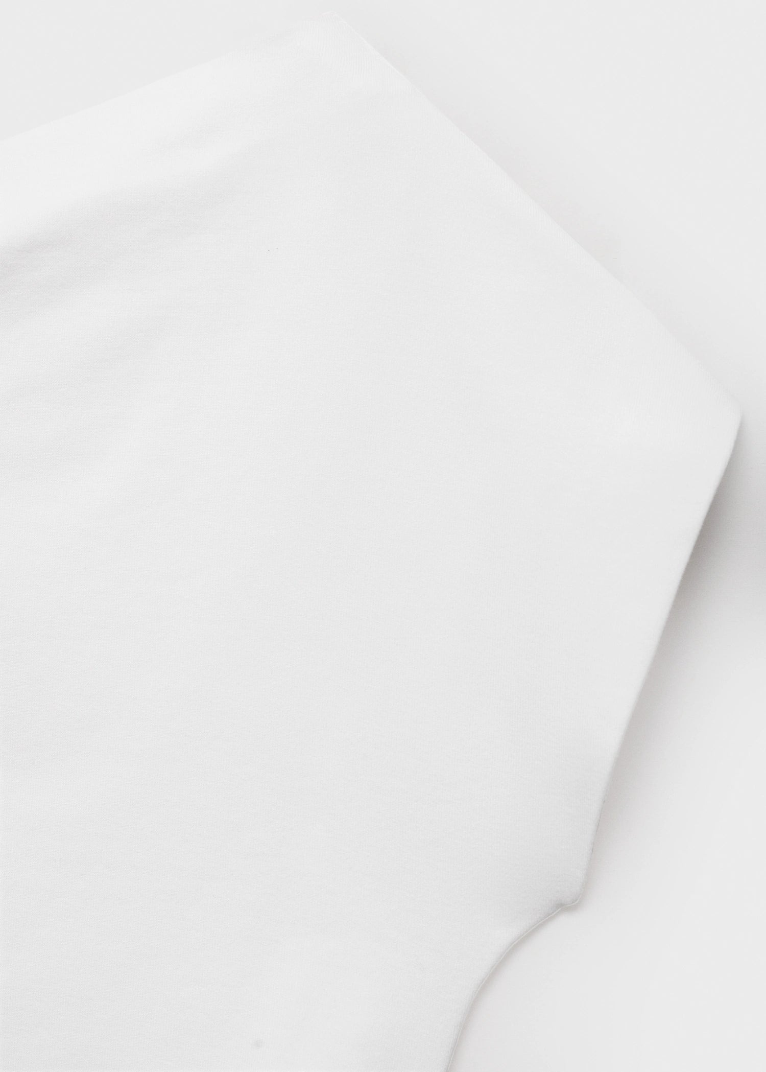 Cotton Top With Asymmetrical Neckline