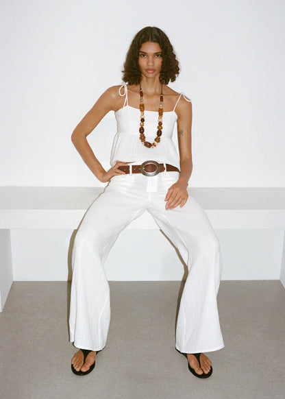 Cotton Top With Ruffles