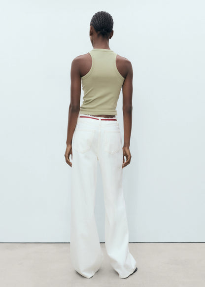 Cotton Top With Straps