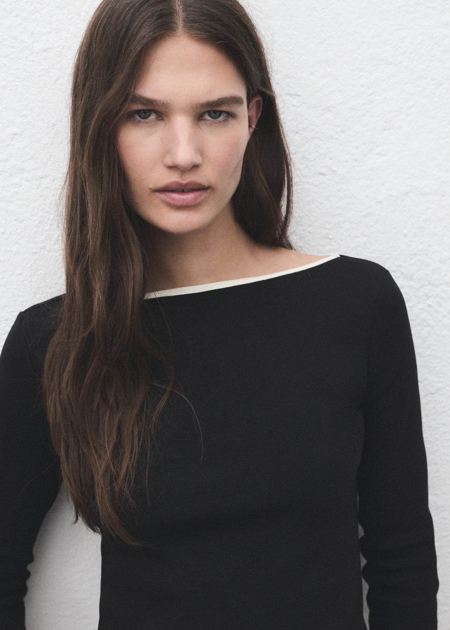 Cotton T Shirt With Buttoned Cuffs