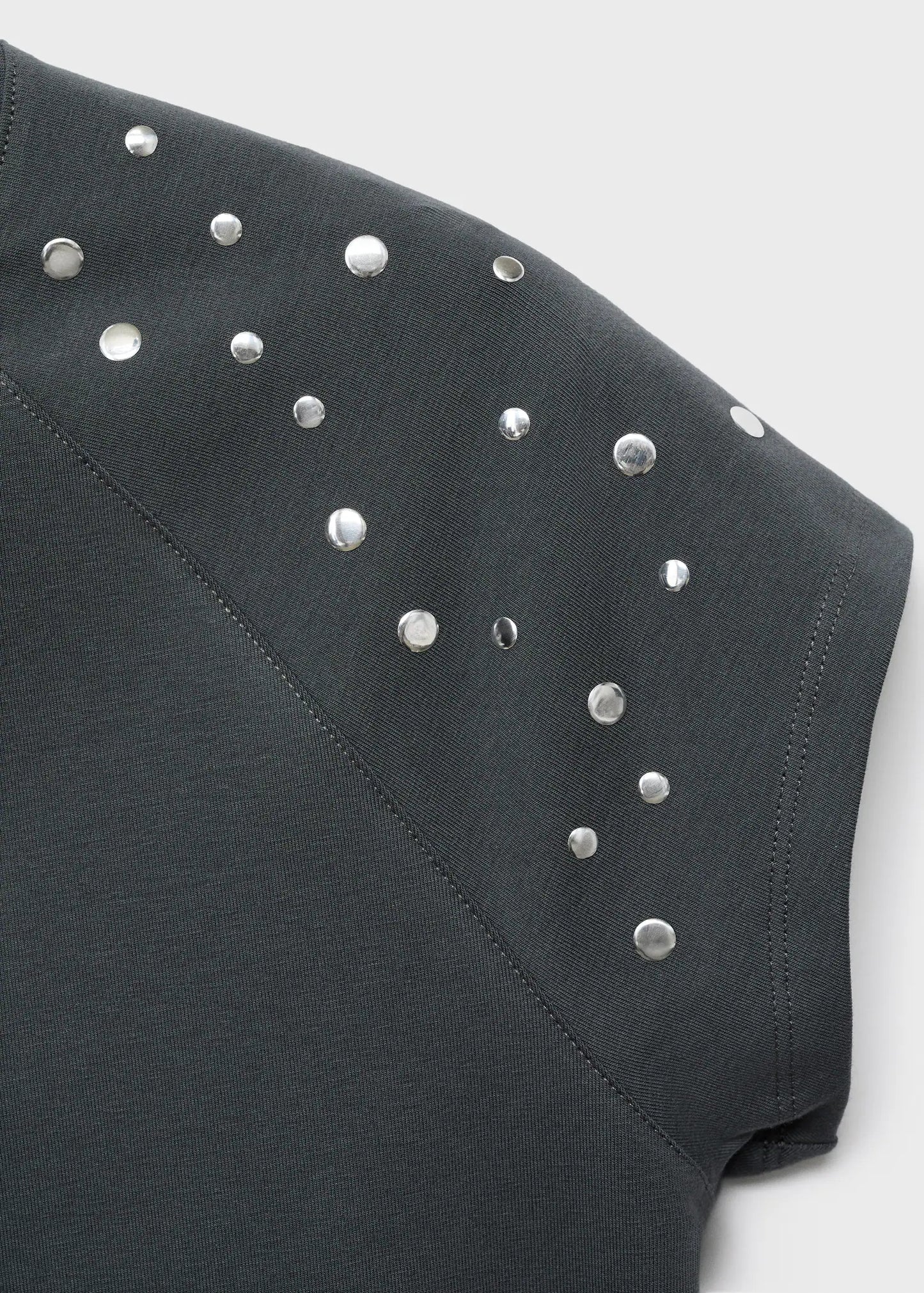 Cotton T Shirt With Studs