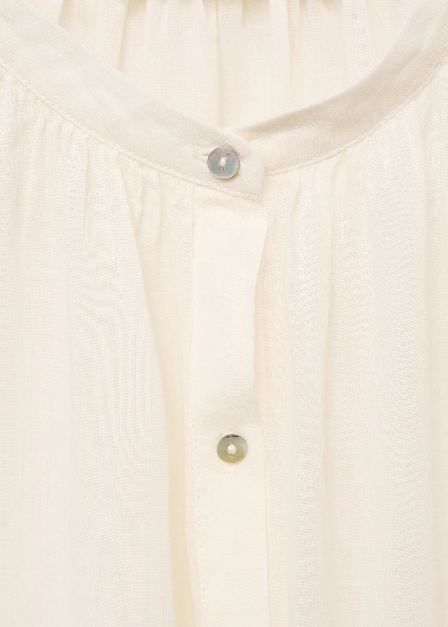 Cotton Tunic With Buttons