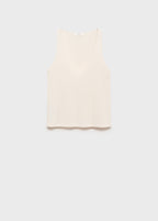 Cotton V Neck Tank Top