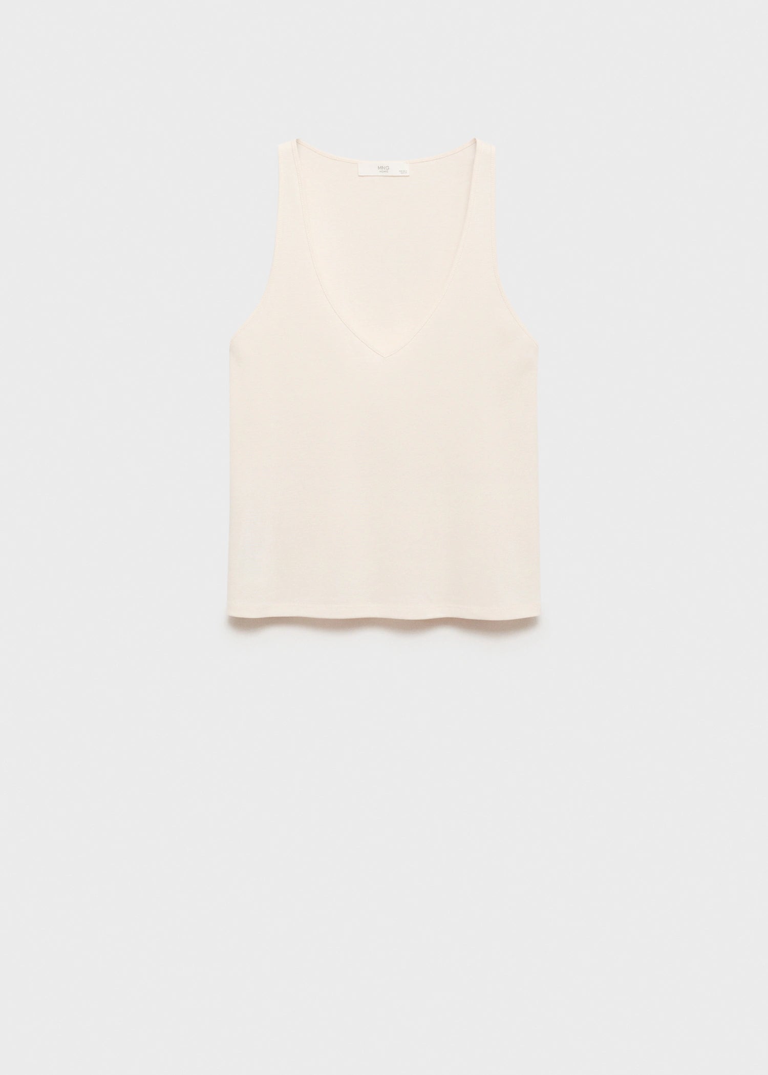 Cotton V Neck Tank Top