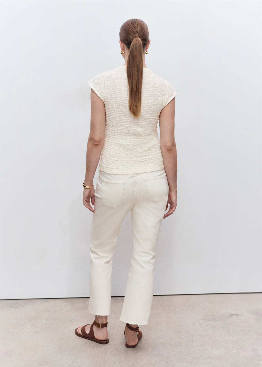 Cr¨ºpe Cotton Maternity Top