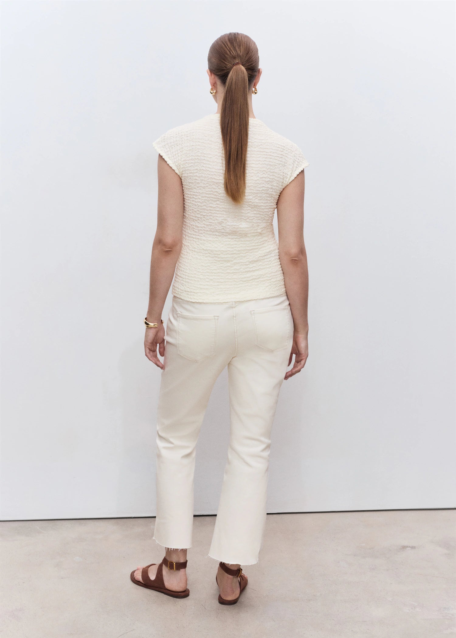 Cr¨ºpe Cotton Maternity Top