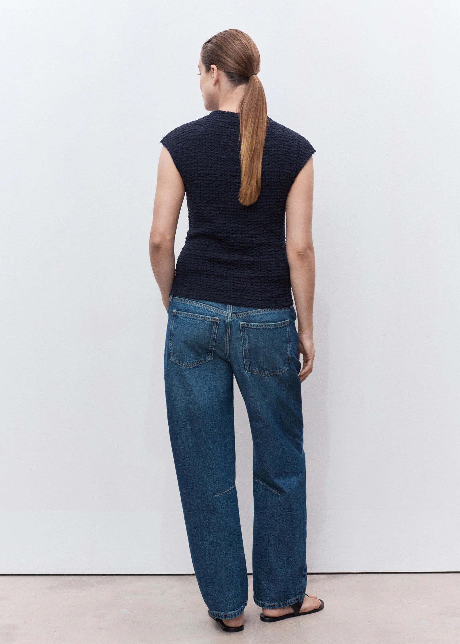 Cr¨ºpe Cotton Maternity Top