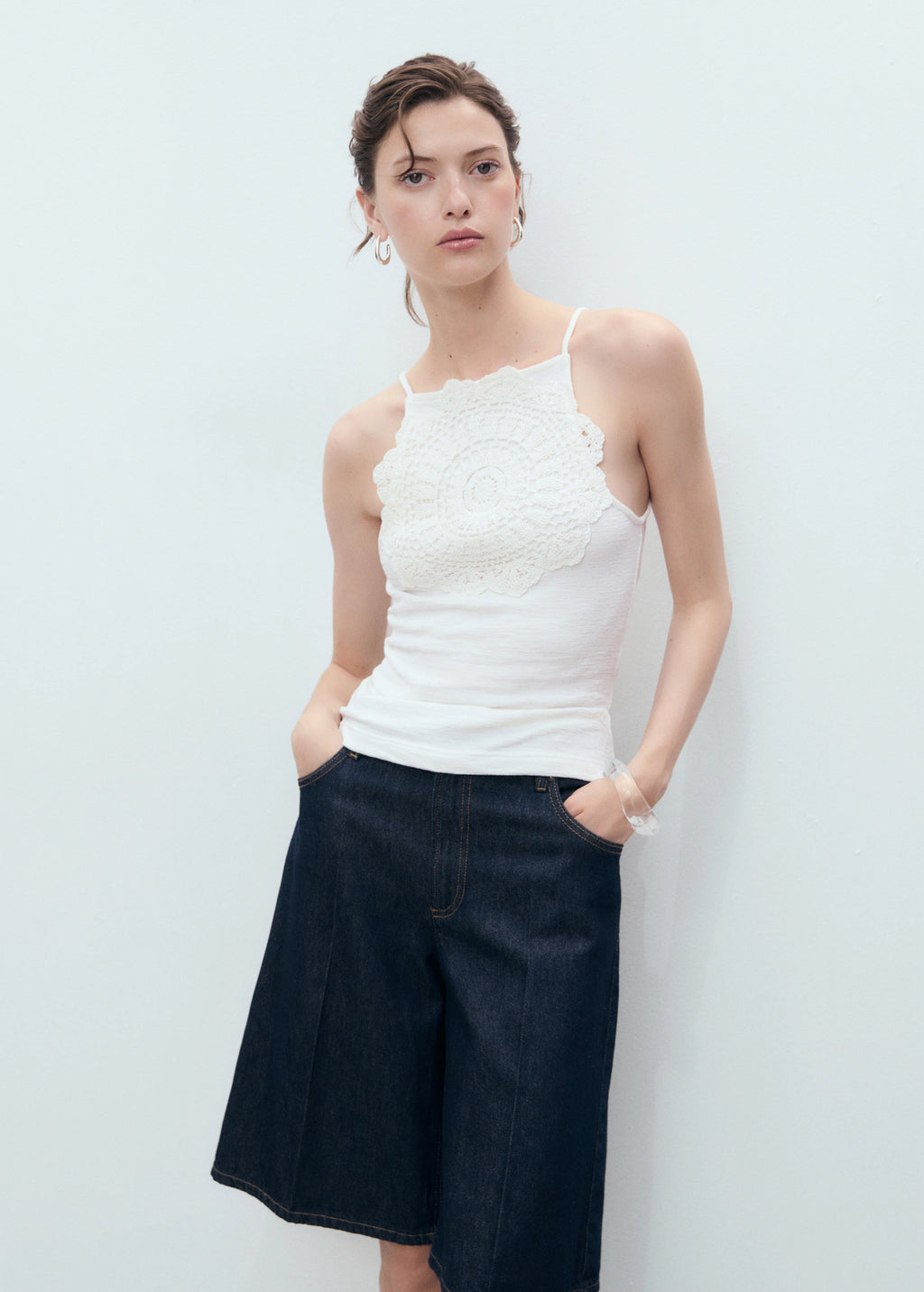 Crochet Applique Top