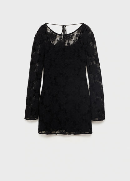 Crochet Dress With Back Neckline