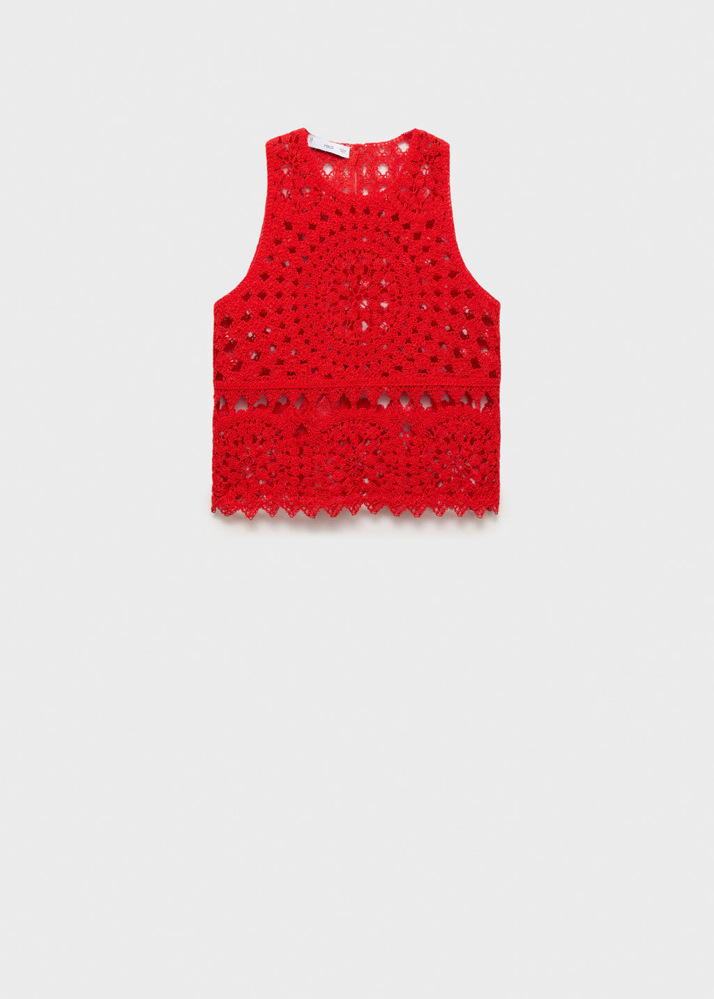 Crochet Knitted Top