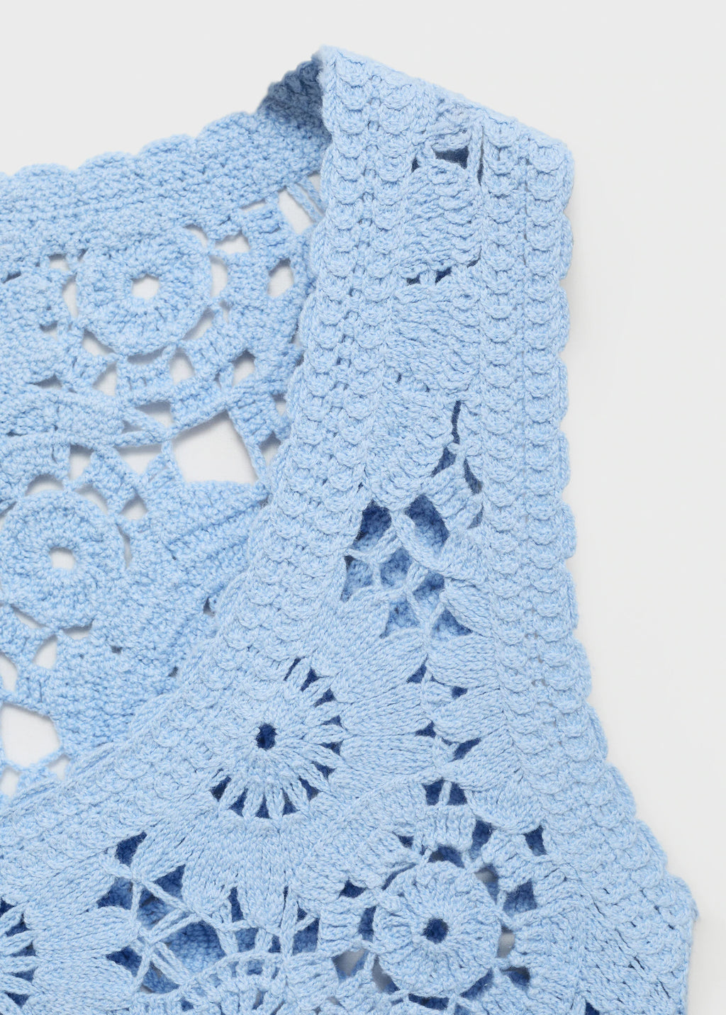 Crochet Top With Flowers