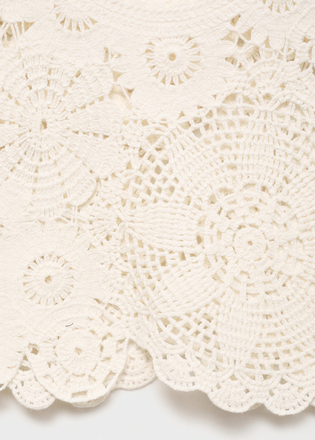 Crochet Top With Flowers