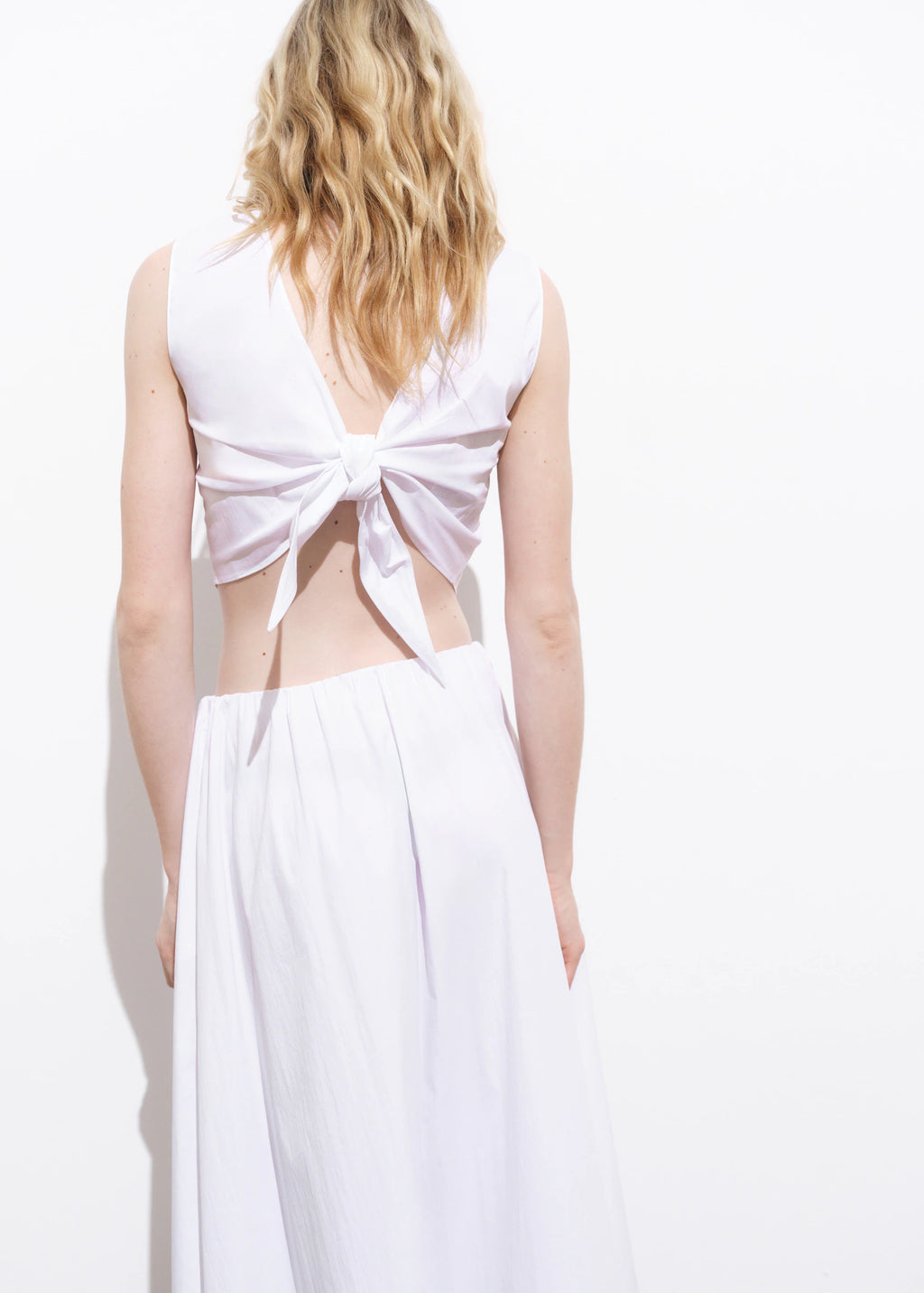 Crop Top With Bow On The Back