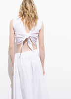 Crop Top With Bow On The Back