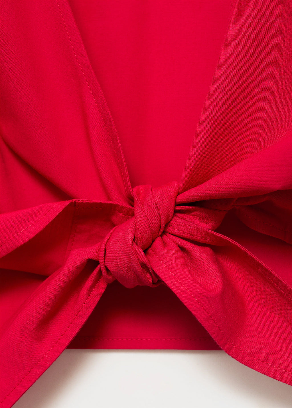 Crop Top With Bow On The Back