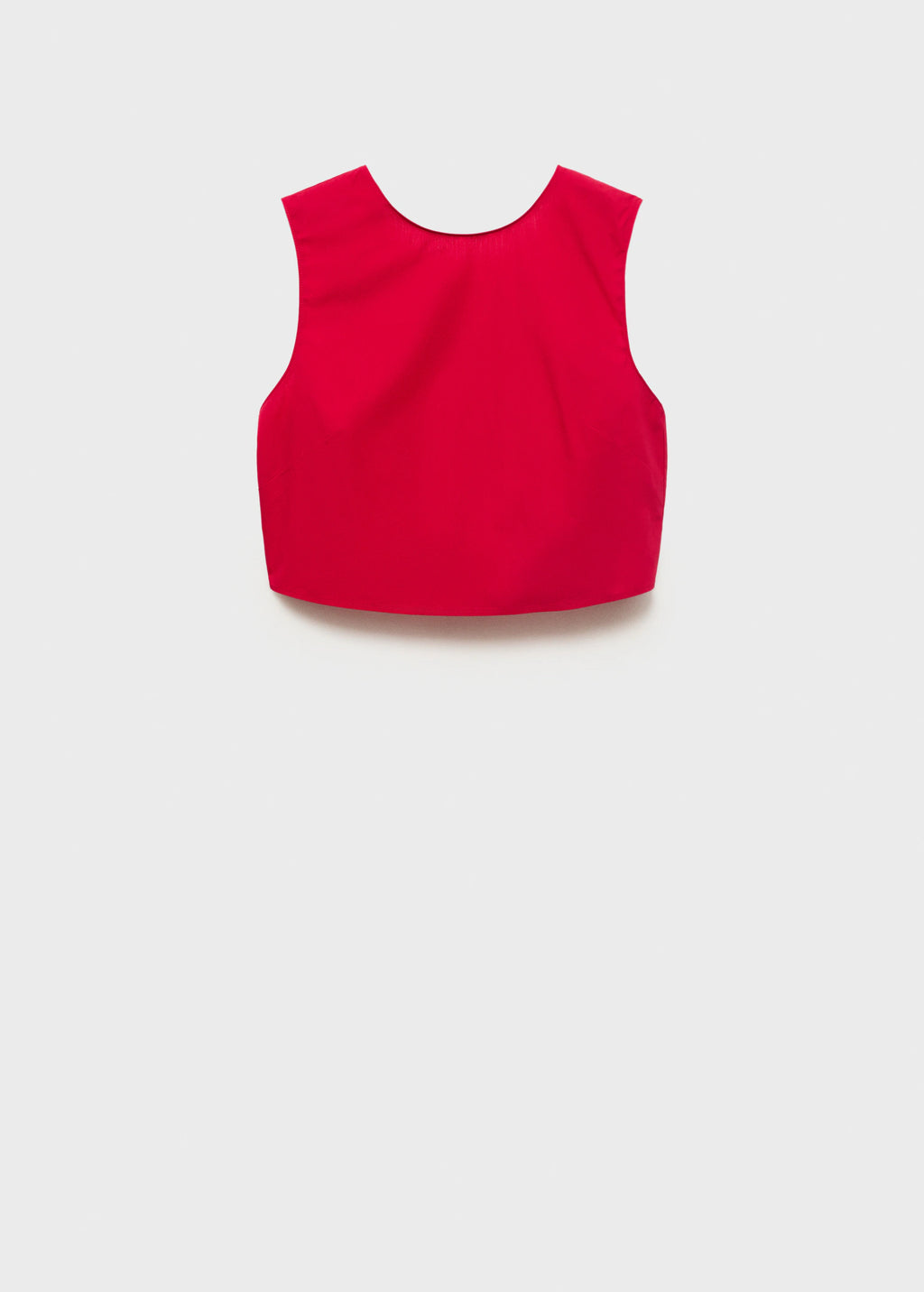 Crop Top With Bow On The Back